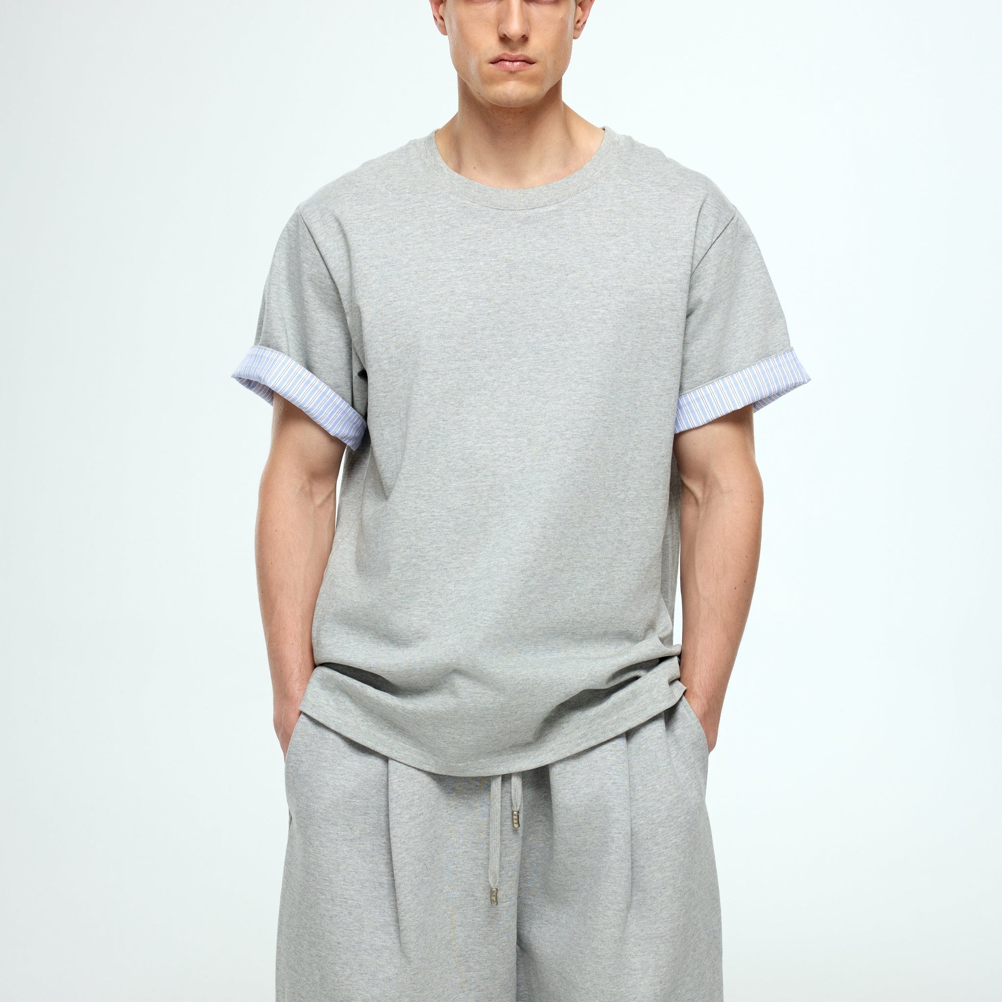 Gray Canvas Tee