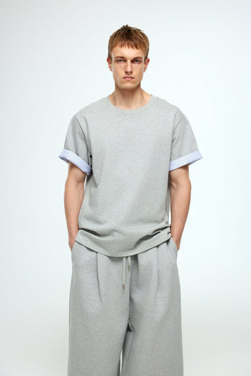 Gray Canvas Tee