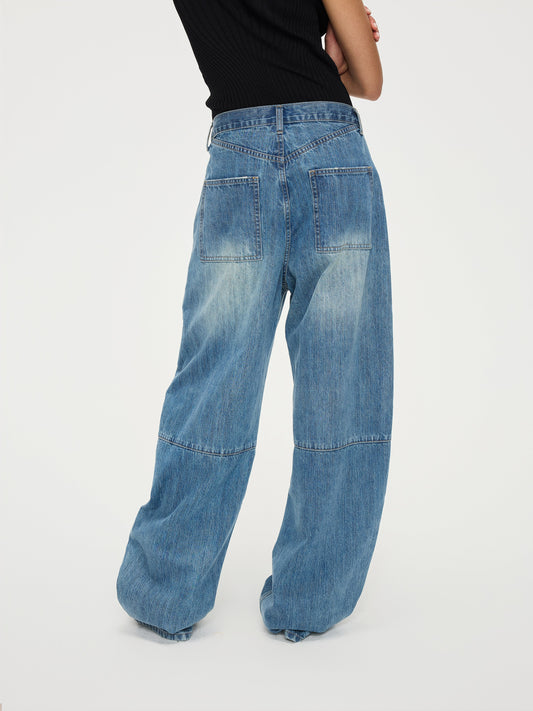 Twisted Denim Pants