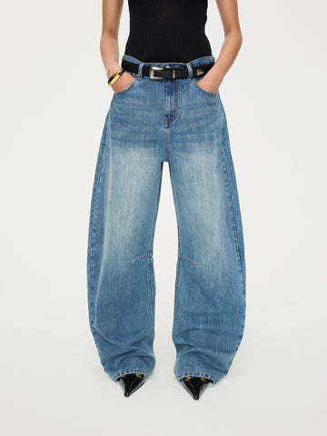 Twisted Denim Pants