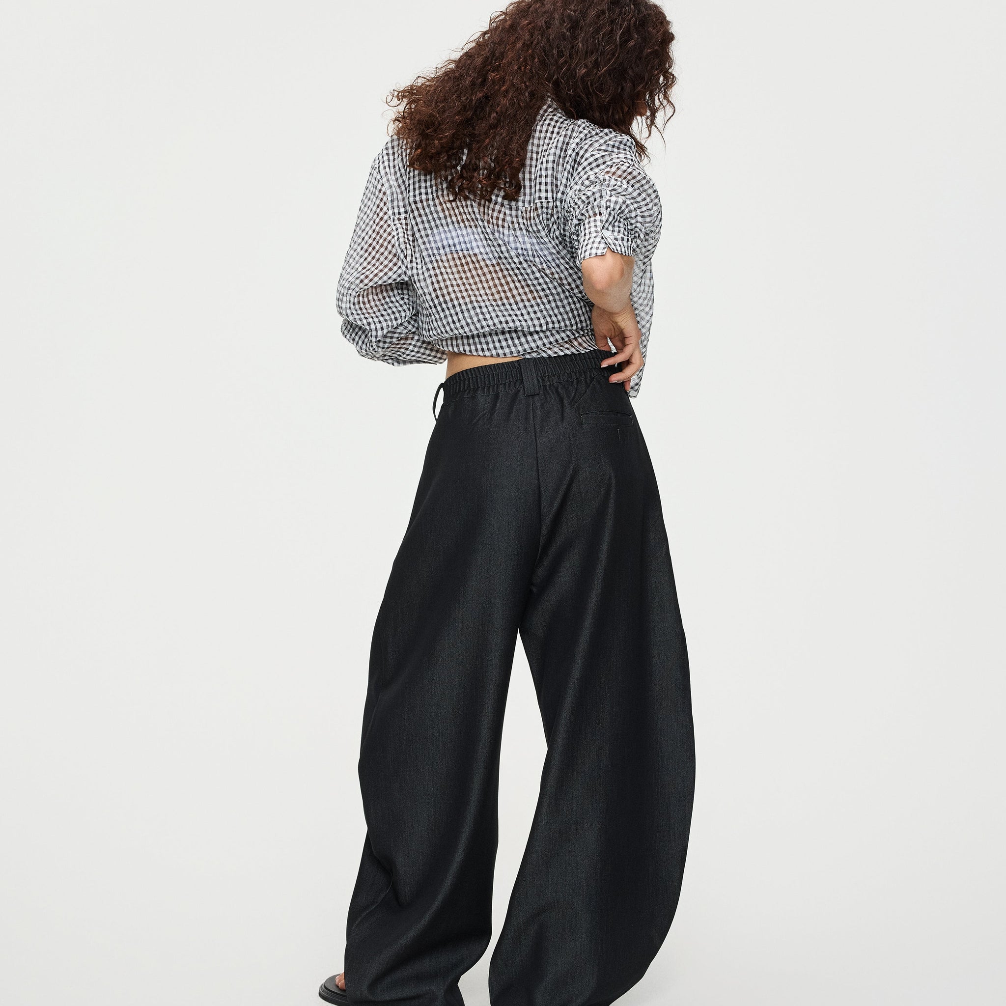 Black Bold Pants-Womens