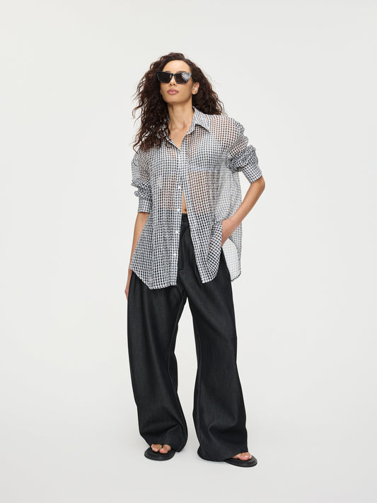 Black Bold Pants-Womens