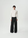 Triple-Pleat Wide Trousers, main view