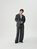 Pleated Barrel Trousers