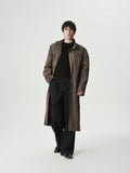 Single-Pleat Tapered Trousers