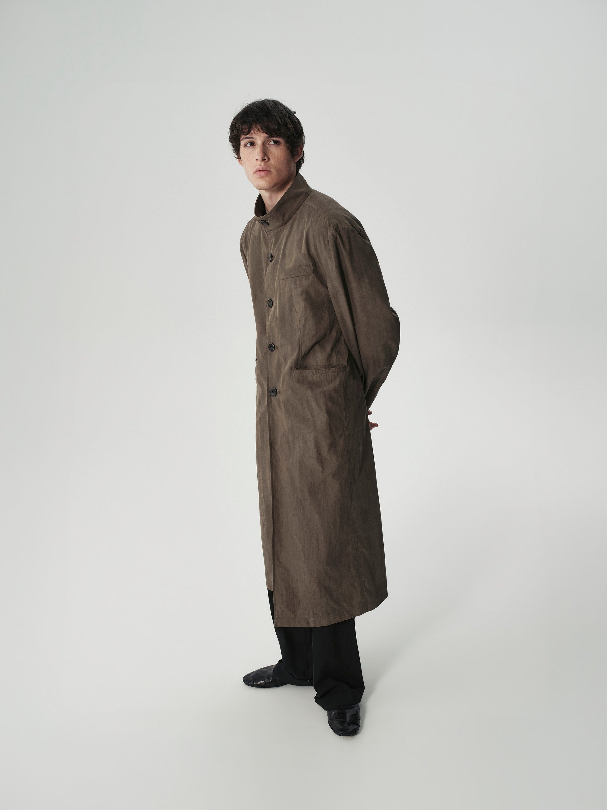 Waxed Field Coat in Wax Yellow