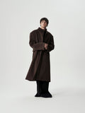 Funnel Neck Wool Coat, main view