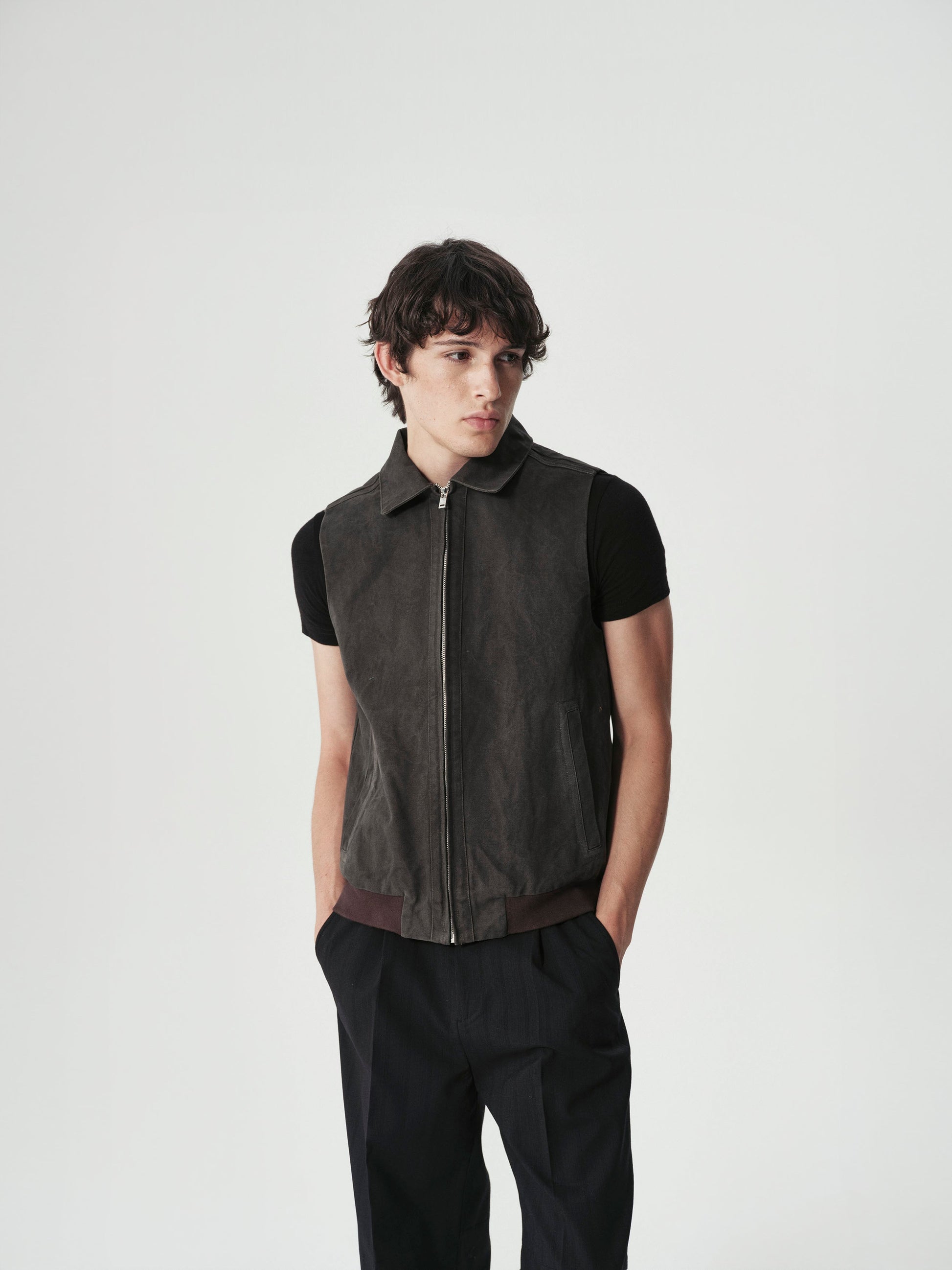 Washed Canvas Field Vest