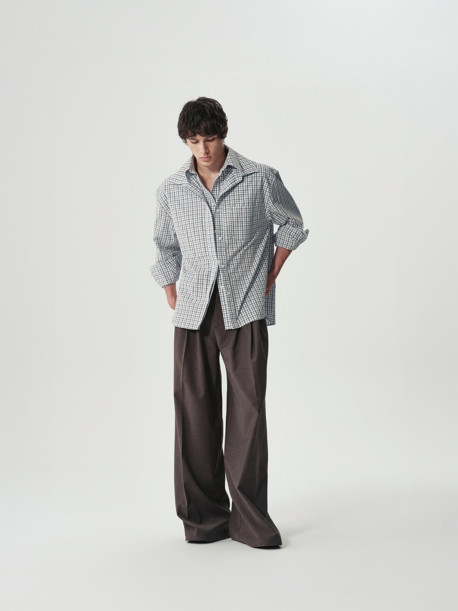 Layered Check Shirt