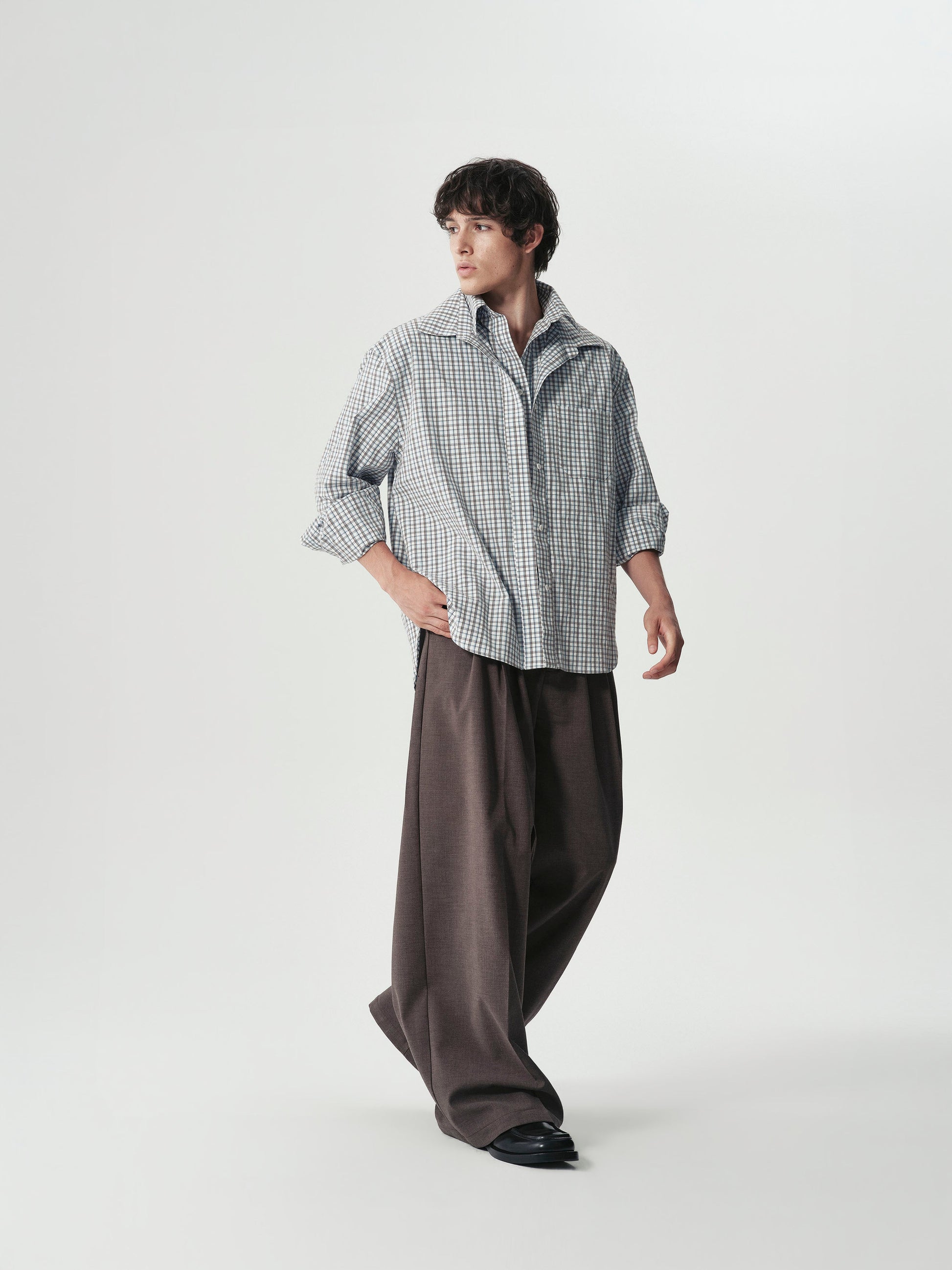 Layered Check Shirt