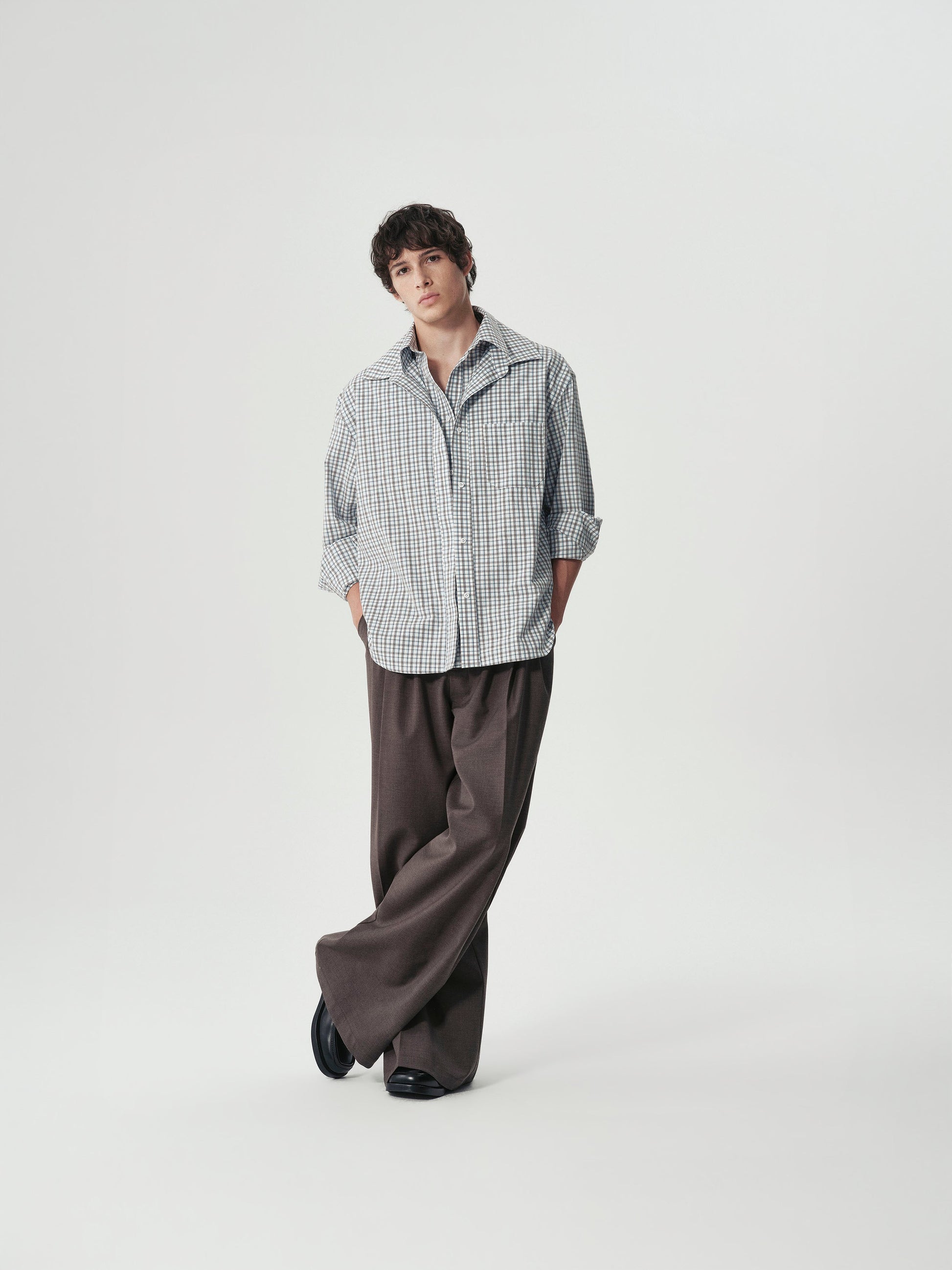 Layered Check Shirt