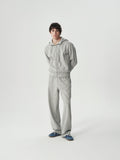 Funnel Zip Sweat Jacket in Gray