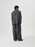 Two-Button Blazer in Dark Gray