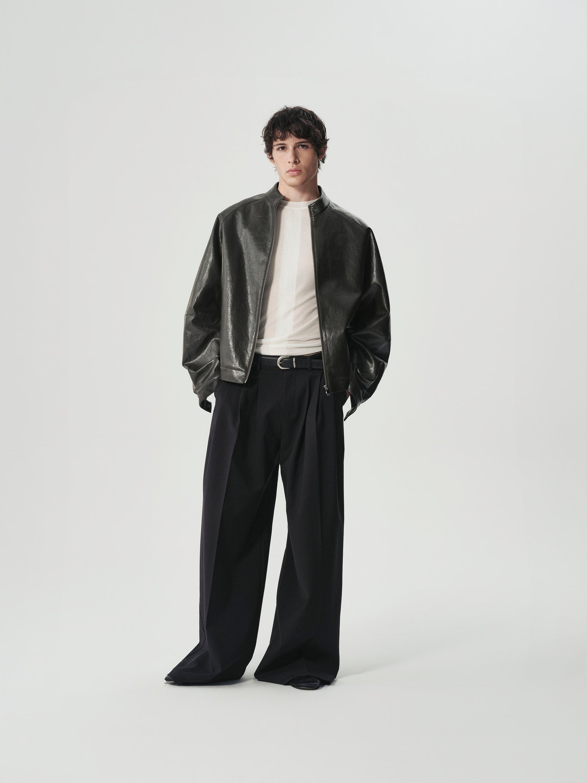 Vegan Leather Blouson