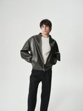 Vegan Leather Blouson