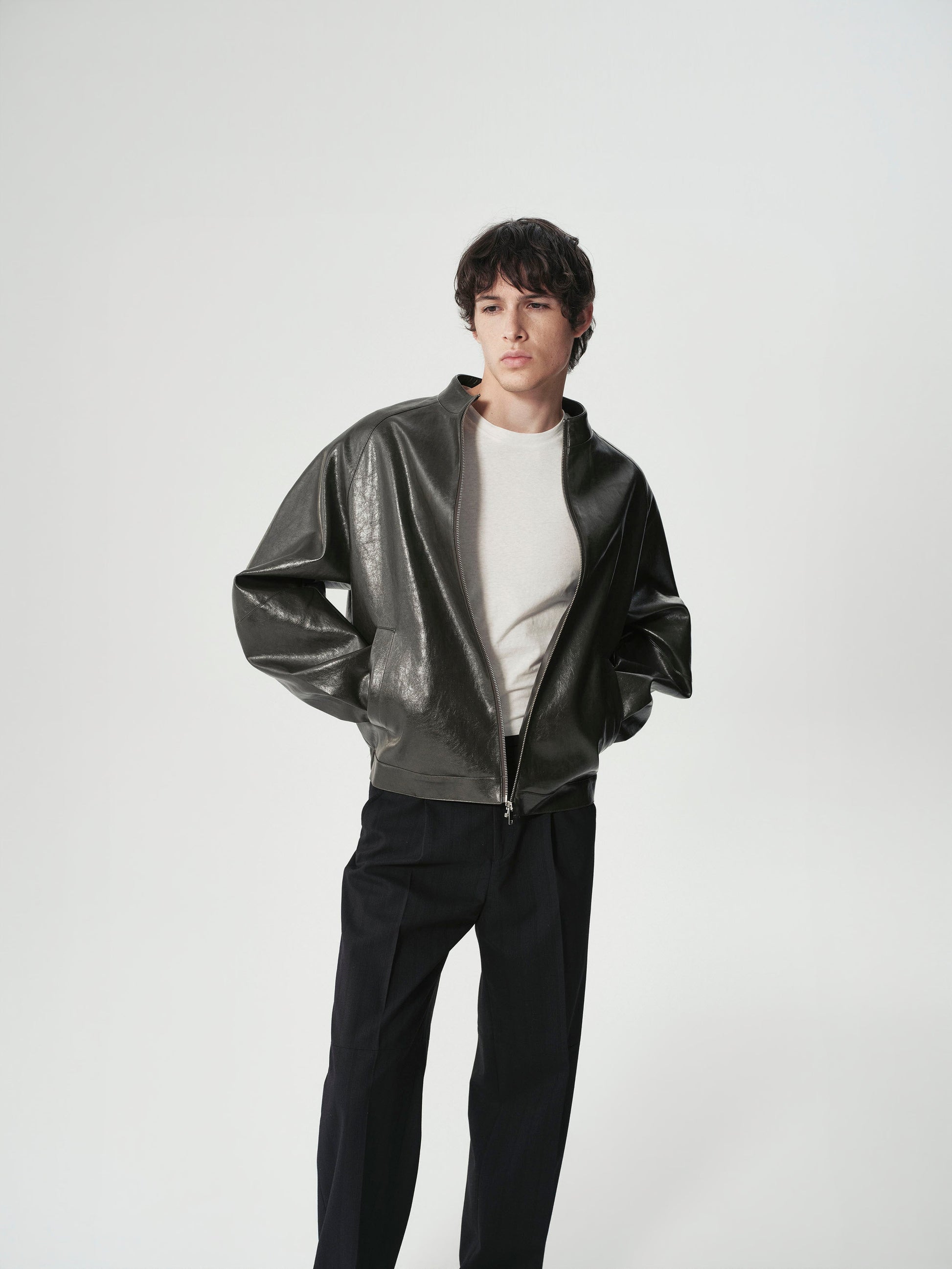 Vegan Leather Blouson