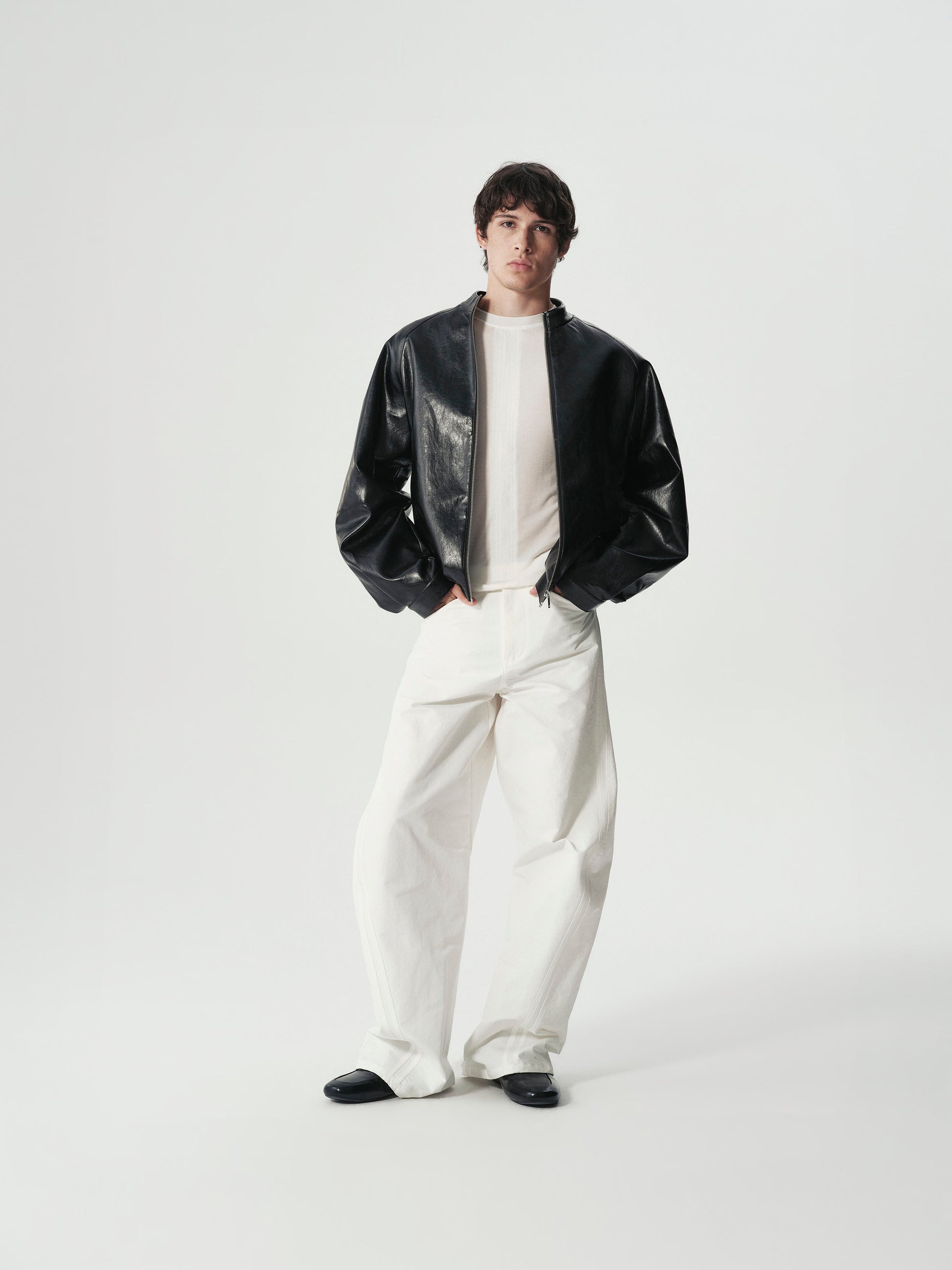 Vegan Leather Blouson