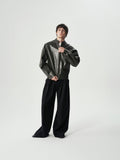 Vegan Leather Blouson, main view