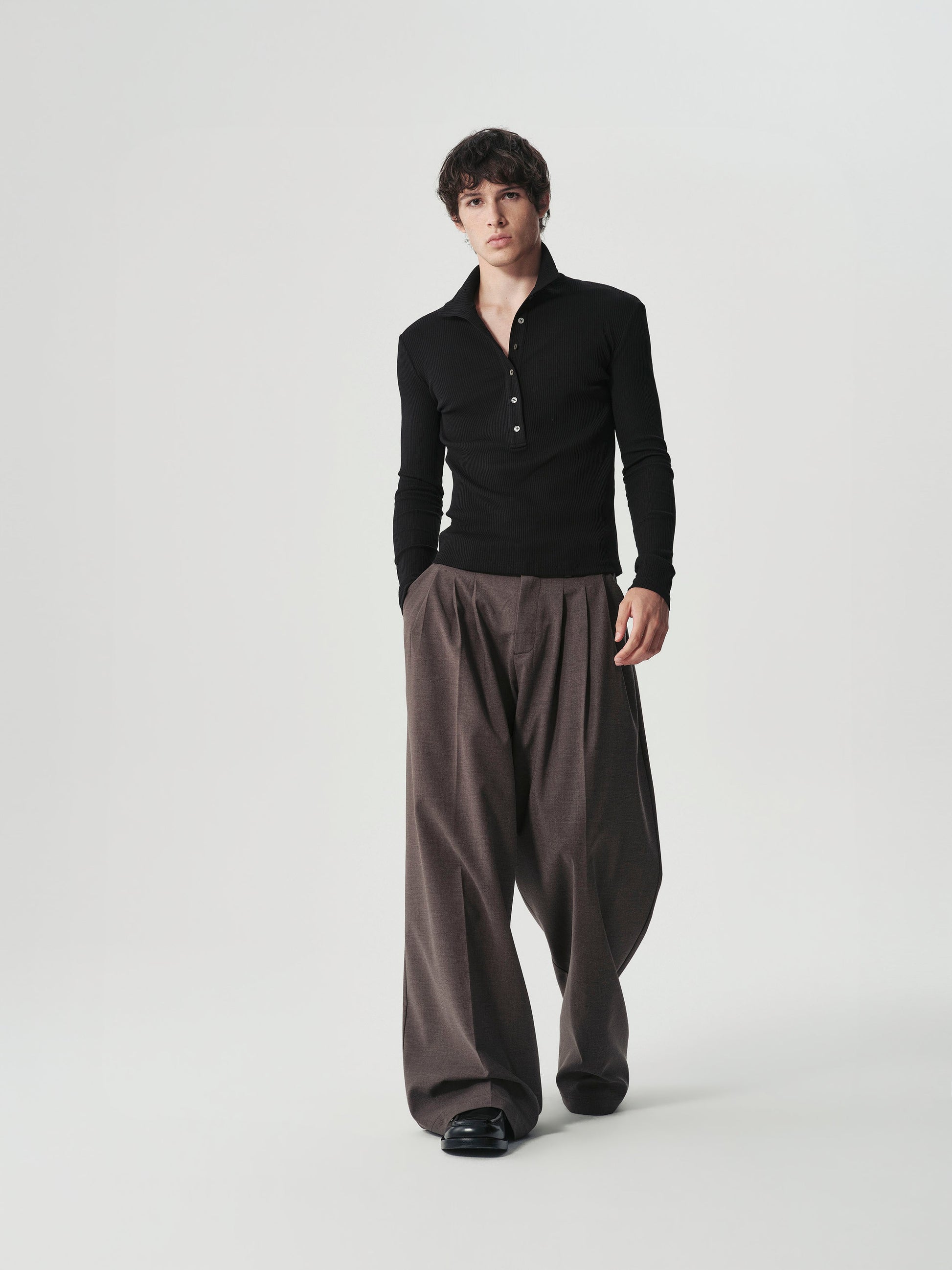 Column Henley Top
