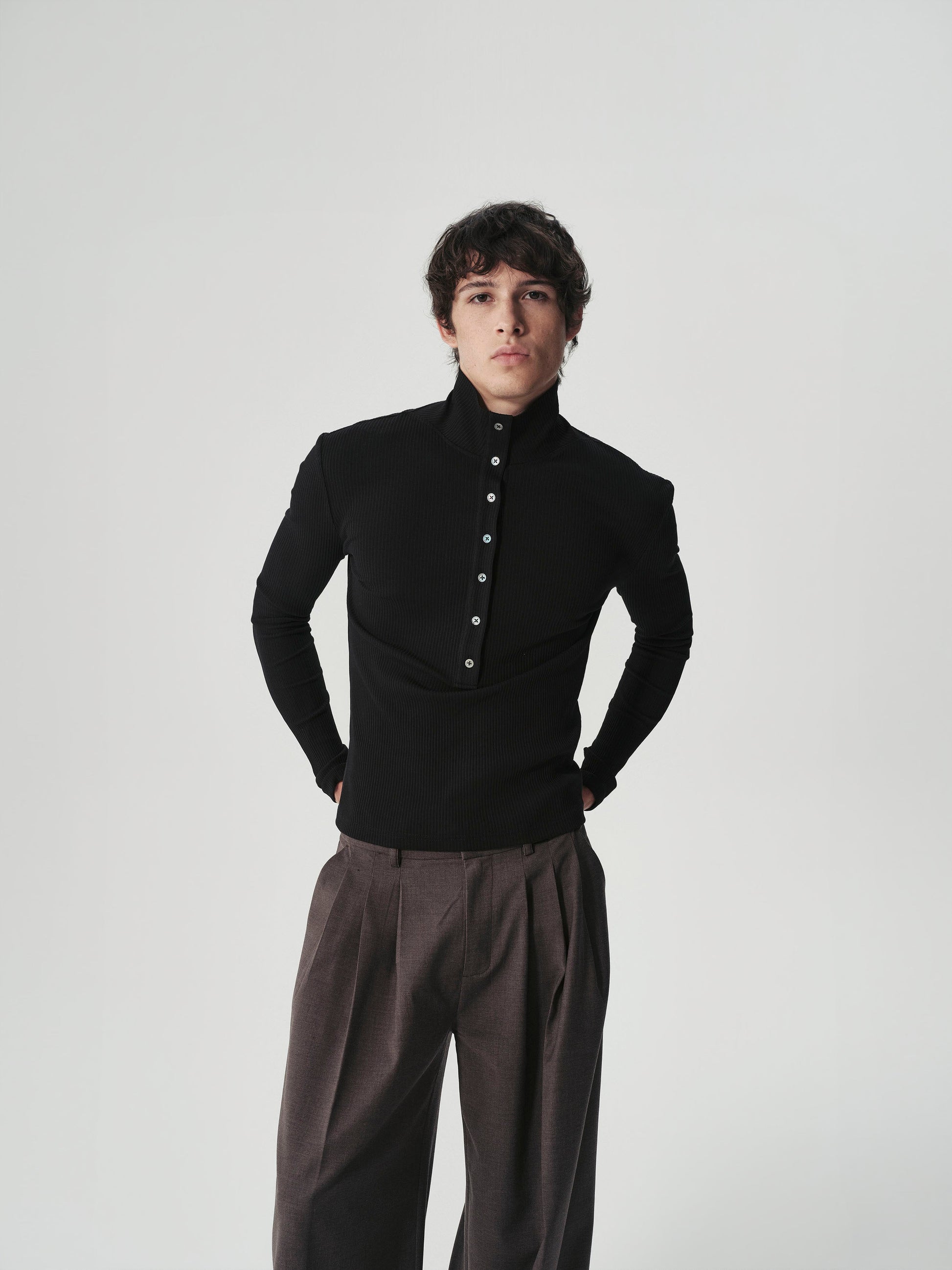 Column Henley Top