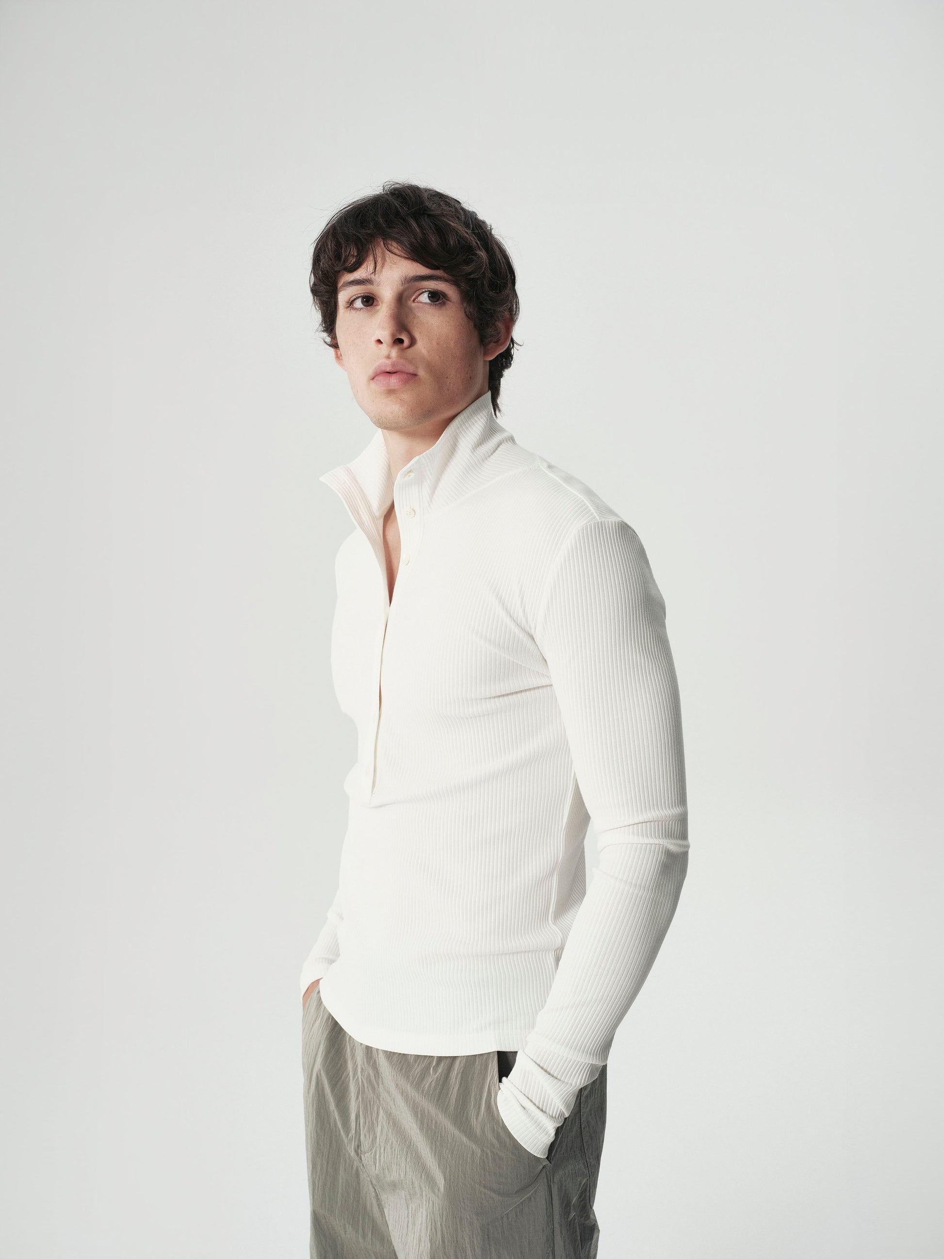 Column Henley Top