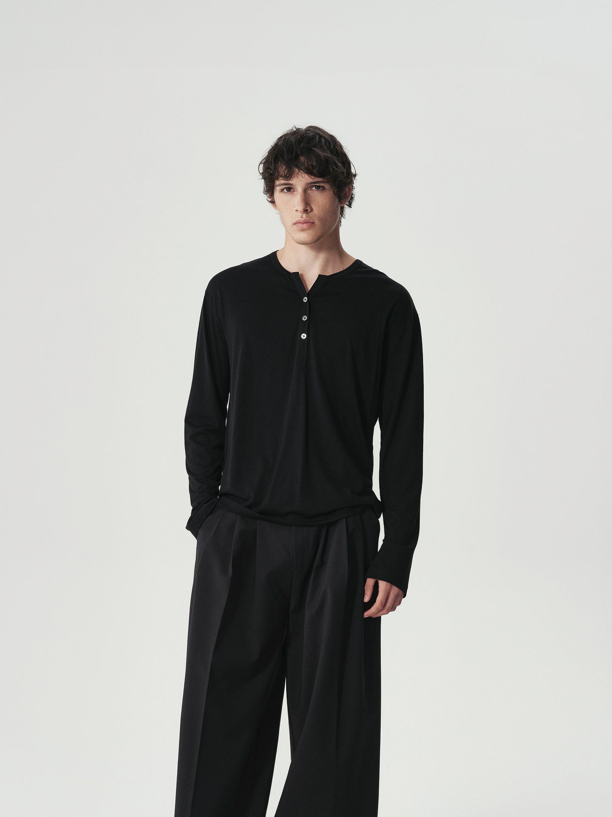 Fluid Henley Top