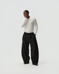 Overlap V-Neck Long-Sleeve — styling view