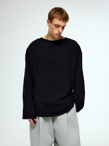 Double Layer Sleeve Top